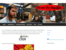Tablet Screenshot of fromthemargins.h-a-z.org